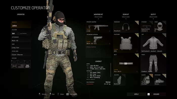 شخصی سازی در بازی GROUND BRANCH